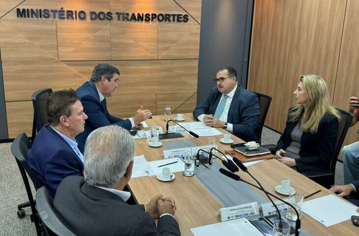 Imagem de compartilhamento para o artigo Em busca da relicitação da Malha Oeste, Riedel vai a Brasília discutir obras federais para impulsionar logística de MS da MS Todo dia